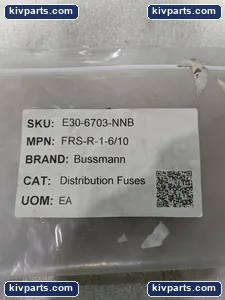 Bussmann FRS-R-1-6/10 Fusetron Time-Delay Fuse – actual item, photo 2 of 7