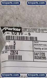 Parker 1/2 FF-S Male NPTF 6000 PSI Fitting – actual item, photo 5 of 5