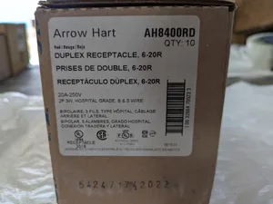 Arrow Hart AH8400RD Duplex Receptacle