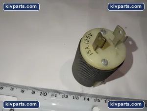 Hubbell Lock Flanged Male Locking Plug – actual item, photo 4 of 5