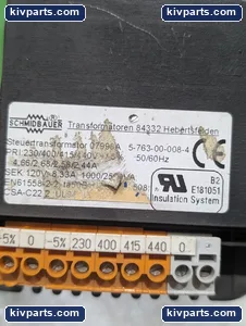 5-763-00-008-4 Schmidbauer Control Transformer – actual item, photo 6 of 7