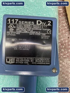 United Electric E117-4BS Temperature Switch – actual item, photo 2 of 5