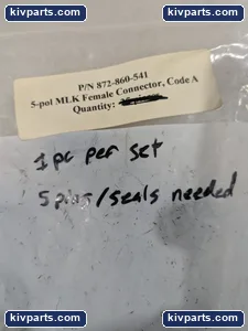 Hirschmann 872-860-541 MLK Female Connector – actual item, photo 2 of 6