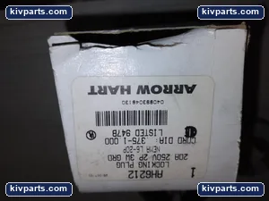Arrow Hart AH6212 Twist Lock Plug – actual item, photo 3 of 4