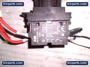 ABB 001-B Amber Pushbutton Operator – actual item, photo 2 of 4