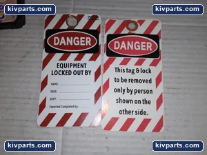 SAFETY TAG DANGER PACK OF 25 – actual item, photo 2 of 5
