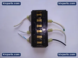 High Power Barrier Terminal Strip Block 6 Position Pre-Wired Dual Row Connector – actual item, photo 3 of 5