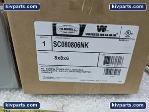 Wiegmann SC080806NK Screw Cover Wall Mount Enclosure – actual item, photo 3 of 6