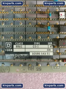 Square D C30585-110-01 C0-1 Processor Board PCB PLC – actual item, photo 2 of 5