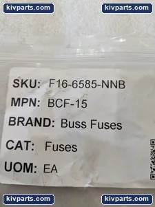 Bussmann BCF-15 Fuse – actual item, photo 2 of 8