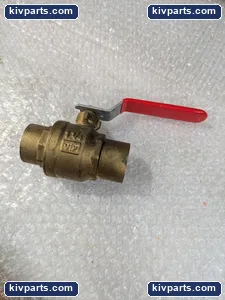 Brass Ball Valve 1-1/4" 600 WOG Inline Shut Off Lever Handle Industrial Plumbing – actual item, photo 3 of 6