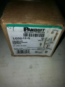 Panduit LCD2-12-Q Copper Compression Lug Terminal