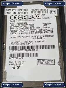 Hitachi HTS722016K9SA00 SATA 2.5 Laptop Hard Drive – actual item, photo 3 of 5