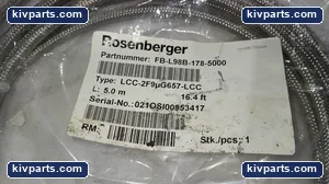 Rosenberger FB-L98B-178-5000 Cord Set Cable – actual item, photo 2 of 4