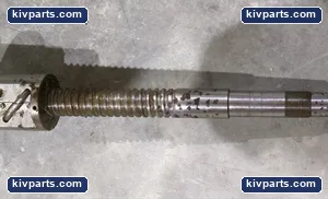 Ball Screw Assembly Flanged Nut External Return Tubes Stepped Threaded Journal – actual item, photo 2 of 4