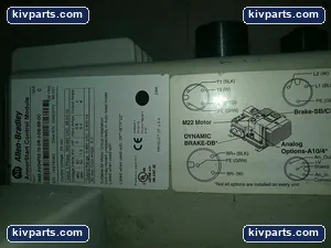 Allen-Bradley 284E-FVD4P0Z-10-DR-3-DB-SB-OC Drive Controller Motor – actual item, photo 2 of 3