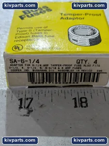Bussmann SA-6-1/4 Tamper-Proof Adaptor – actual item, photo 4 of 10