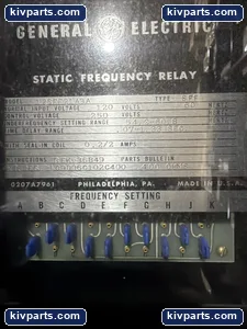 General Electric General Electric 12SFF21A3A Static Frequency Relay – actual item, photo 6 of 6