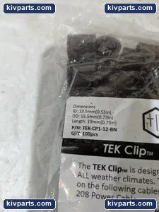 TEK Clip TEK-CP1-12-BN – actual item, photo 2 of 4