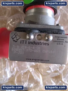 ITT 5-8-4196-4-18 698557-072-005 Diaphragm Valve – actual item, photo 2 of 3