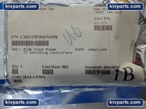 Texas Instruments LM5117PMH/NOPB Synchronous Buck Controller – actual item, photo 2 of 4