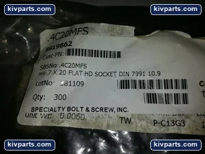 4C20MFS Flat Head Socket – actual item, photo 2 of 2