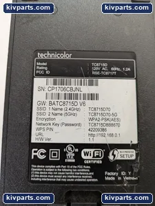 Technicolor TC8715D – actual item, photo 4 of 10