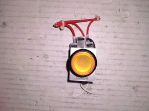 ABB 001-B Amber Pushbutton Operator