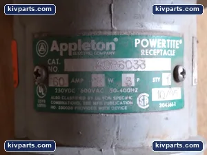Appleton ACR6033 Powertite Receptacle – actual item, photo 2 of 4