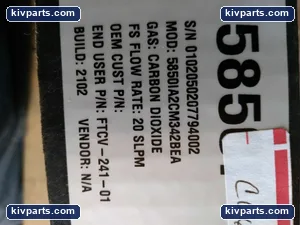 Brooks 5850IA2CM342BEA Mass Flow Controller – actual item, photo 2 of 6