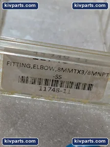 Swagelok 09937-08 SS Union Elbow Fitting – actual item, photo 3 of 8