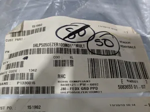 Vishay IHLP5050EZER100M01 Dale Inductor