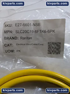 Raritan SLC20C19-6FTK6-6PK SecureLock Power Cord – actual item, photo 2 of 8