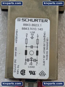 Schurter 8843.8923.1 Power Entry Module Line Filter – actual item, photo 6 of 9