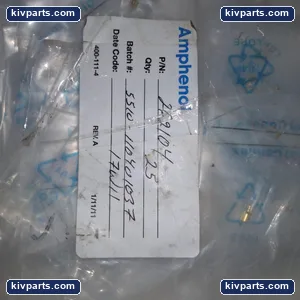 Amphenol 262104 Straight PCB Mount RF Connector – actual item, photo 2 of 3