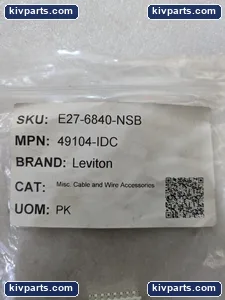 Leviton 49104-IDC GigaMax Cat5e C-4 Connector – actual item, photo 2 of 8
