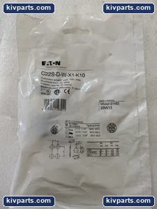 Eaton C22S-D-W-X1-K10 Compact Pushbutton Actuator – actual item, photo 2 of 4