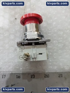 Eaton 10250T26R Mushroom Head Red Contact Block – actual item, photo 3 of 6