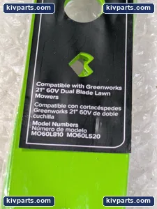 Greenworks 1816302 Mower Blade – actual item, photo 2 of 7