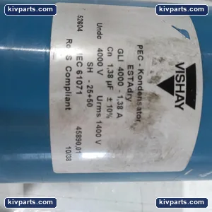 Vishay 4000-1.38 ESTAdry GLI Power Capacitor – actual item, photo 2 of 6