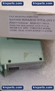 Versatile Measuring Instruments DB9 Analog Panel Meter – actual item, photo 3 of 4