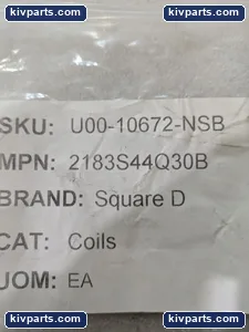 Square D 2183S44Q30BB Contactor Coil – actual item, photo 2 of 11