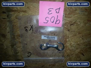 Lot of 3 Open Eye Chain Snap 3/8in Heavy Duty Rigging Hardware Industrial USA – actual item, photo 2 of 2