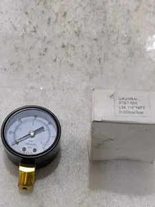 Weksler UA20B4L Dial Pressure Gauge