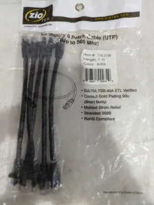 RJ45 119 2136 Category 6 Patch Cable