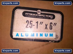 Pittsburgh Nipple Aluminium – actual item, photo 4 of 6