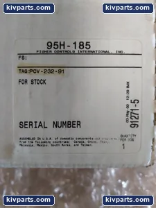 Fisher 95H-185 Steel Industrial Control Valve – actual item, photo 2 of 5