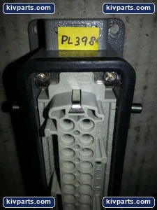 Harting PL398 HS12 Female Receptacle Connector – actual item, photo 4 of 4