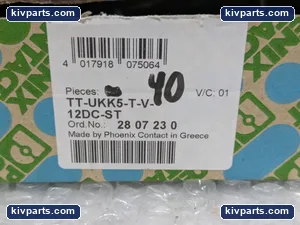 Phoenix Contact TT-UKK5-T-V-12DC-ST 2807230 Surge Terminal Block – actual item, photo 2 of 5