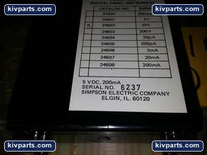 Simpson 2866 Digital Panel Meter – actual item, photo 3 of 4